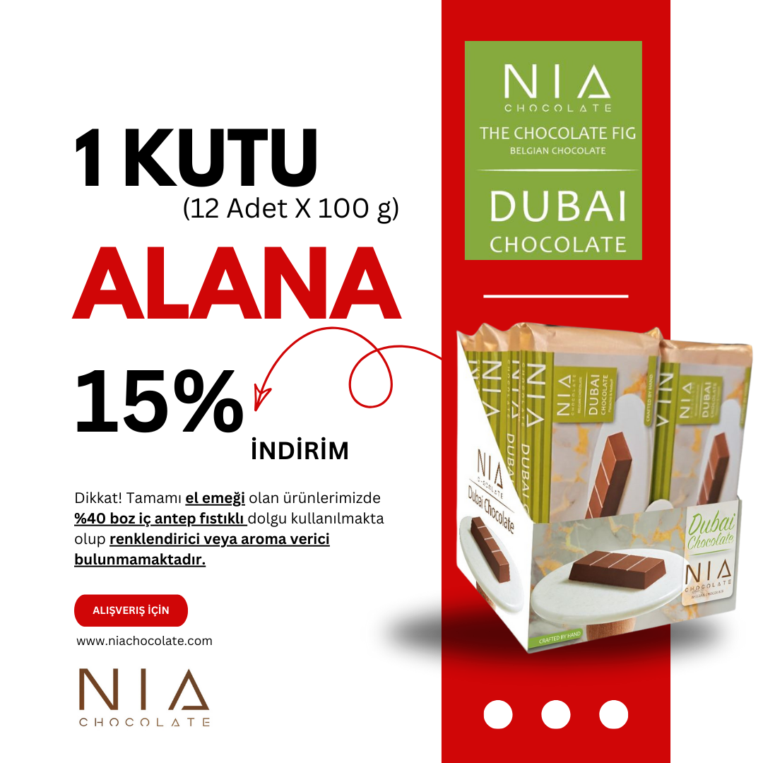 1 Kutu alana %15 İndirim